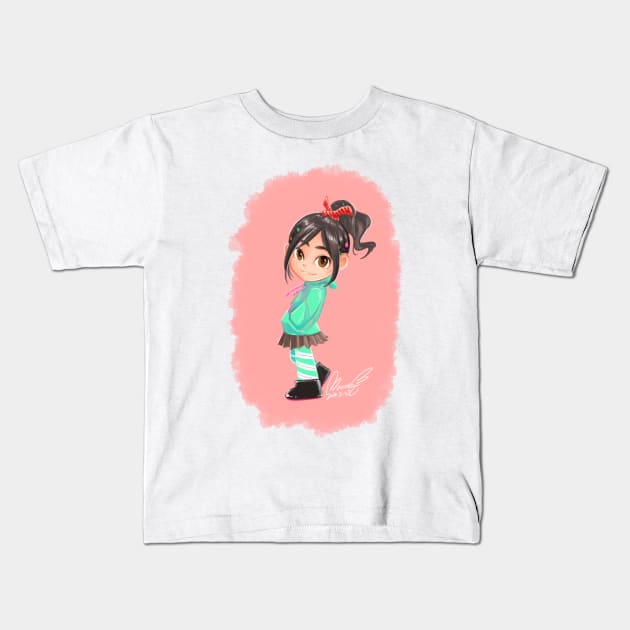 Wreck-It Ralph: Vanellope von Schweetz Kids T-Shirt by moonsia